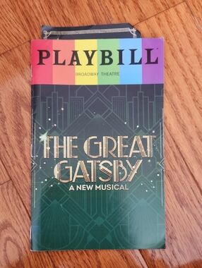 Playbill: The Great Gatsby - Green Cover Playbill